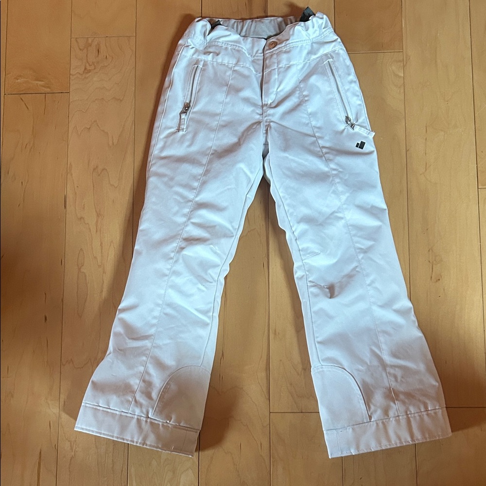 Obermeyer White Kids Ski Pants